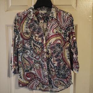 Paisley Print Women's Top